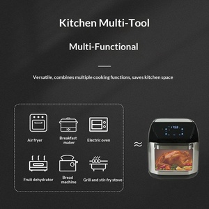 Nuevo Horno <span class=keywords><strong>de</strong></span> <span class=keywords><strong>Aire</strong></span> Multifuncional Visible <span class=keywords><strong>de</strong></span> Acero Inoxidable <span class=keywords><strong>de</strong></span> 12 <span class=keywords><strong>Litros</strong></span>, <span class=keywords><strong>Freidora</strong></span> <span class=keywords><strong>de</strong></span> <span class=keywords><strong>Aire</strong></span> <span class=keywords><strong>de</strong></span> Gran Capacidad para el Hogar - Product Image 5