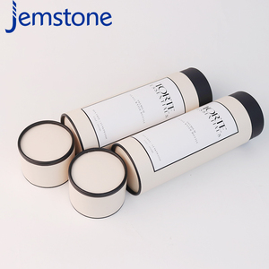 Venta al por mayor respetuoso con el medio ambiente cilindro tubo de papel embalaje China Kraft artesanía Material tapa reciclable desaparición impresión estampado - Product Image 4