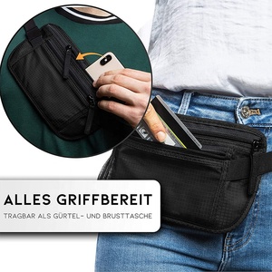 מותאם אישית bauchtasche Bauchtasche bum מותאם אישית עמיד למים חגורת כסף geldurtel נשים ספורט תיק - Product Image 3