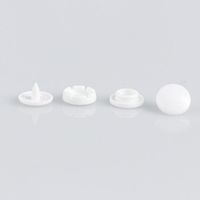 Grosir kancing baju anak-anak plastik 10mm kancing jepret Pakaian bulat