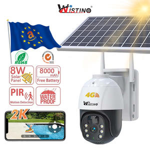 ウィスティノ 2K カメラ監視 WiFi 屋外用 ワイヤレス - 360 °   PTZ カメラ ソレール カメラ ビジョン カラーディテクション - Product Image 1