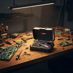 Juego de destornilladores 690 1/4 C28 con puntas y estuche para tareas de reparación de precisión - Product Image 3