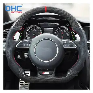 Ohc มอเตอร์พวงมาลัยรถสําหรับ Audi A3 A4 A5 A6 A7 A8 S3 S4 S5 S6 S7 S8 B8 q3 q5 q7 12-17 LED Shift Paddle Extensions Shifter