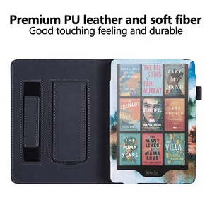Tùy chỉnh thiết kế Kindle trường hợp cho Kindle colorsoft chữ ký phiên bản PU da bìa với tự động ngủ Wake dây đeo tay đứng Folio - Product Image 4