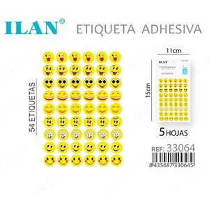 ILAN สติ๊กเกอร์ติดฉลาก 54 ชิ้น 11x15 ซม. 5 แผ่น - Product Image 3
