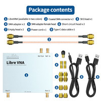 Analyseur d'antenne portable double port Libra VNA 100kHz-6GHz, instrument de mesure de réseau RF USB, couleur argent
