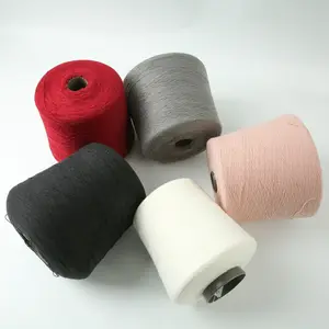 Factory Suppliers Wholesale Yarn Customized 28Nm/2 HB Dyed Soft Acrylic Wool Blended Yarn Ring Spun Yarn For Knitting