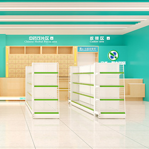 Kệ Trưng Bày Dược Phẩm Bán Sỉ Nhà Máy Kệ Đựng Thuốc Kết Hợp Một Mặt Và Hai Mặt Kệ Thuốc - Product Image 3