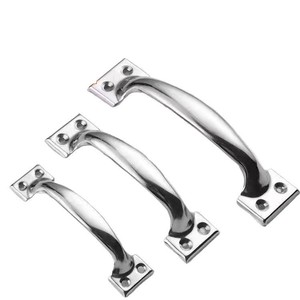 Stainless Steel Cabinet <b>Drawer</b> Handles Bar Shape Traditional Design Antirust Surface Decoration No Screws Included - Product Image 1