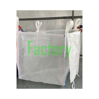 Sac à revêtement en PP FIBC résistant aux hautes températures 100 microns, grand sac d'emballage de 1500 kg, 1 mètre, 1 m3 PP