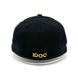 Gorra de Alta Calidad con Bordado en Relieve Azul Marino - Insignia del Personal de Seguridad Correctiva de Indiana, Gorra Ajustable de Sarga de Algodón - Product Image 4