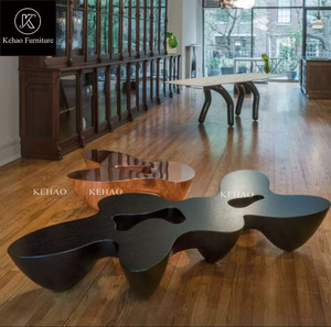 2024 populares en Instagram mesas de centro con logotipo Lv mesa central de superficie para muebles de sala de estar de Villa - Product Image 5