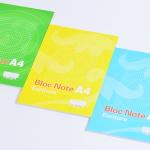 Gran oferta, cuaderno de oficina A4 de 160 páginas, papel de impresión colorido de cartón con patrón cuadrado pequeño encuadernado con pegamento de alta calidad para ocupado - Product Image 3