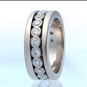 Anello alla Moda Hip Hop con Zirconi per Bambini, Gioiello Religioso con Gemma, Incastonatura a Griffe, Placcatura in Ottone, Vari Animali e Numeri - Product Image 1