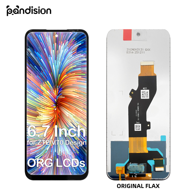 Wholesale for V70 Design Mobile Phone LCD Screen 6.7" 400-700 Nit Luminance 1-Year Warranty Repair Parts Replacement