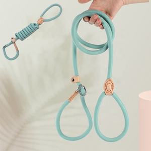 引っ張らないPロープトレーニング犬用リード、爆発防止、厚手、小型犬、中型犬、大型犬用、歩行用、しっかりしたパッド入り、ユニバーサル犬用チェーン - Product Image 1