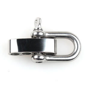 卸売高強度屋外ステンレス鋼DリングBOWシャックルSuevivalパラコードブレスレットバックル - Product Image 4