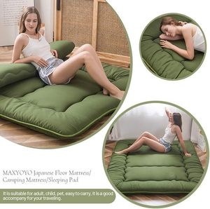 Chất Lượng Cao <span class=keywords><strong>Futon</strong></span> Sàn Nệm Bộ Đồ Giường Nệm Có Thể Gập Lại Grey Nệm Ngủ Mat - Product Image 3