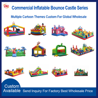 Château Gonflable Familial pour Camping en Plein Air – Équipement de Fête Exclusif à Fort Rendement – Château Gonflable et Trampoline pour Enfants
