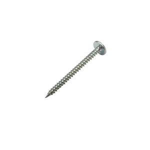 Tornillos Autorroscantes # 8 x 1-5/8" Tornillo de cabeza de armadura modificada, CR3+ Zinc 3Um Bake 4H, para techos, acero al carbono C1022, Homn Reen - Product Image 1