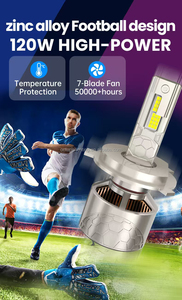 <span class=keywords><strong>หลอด</strong></span><span class=keywords><strong>ไฟ</strong></span> LED สำหรับรถยนต์ รุ่น Football Style Double Copper Tube 240w 24000LM รุ่น Faros H7 <span class=keywords><strong>H11</strong></span> 9005 9006 Canbus Luces H4 สำหรับ<span class=keywords><strong>ไฟ</strong></span>หน้ารถยนต์ - Product Image 4