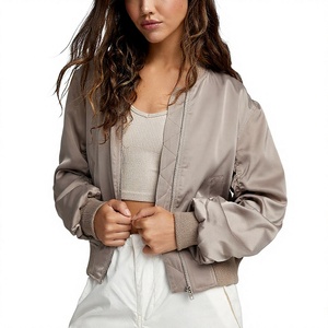 Wholesale AZ LUCKY SPORTS Premium Quality <b>Lightweight</b> Eco-Friendly Quick Dry Winter Bomber <b>Jackets</b> for <b>Women</b> Breathable Printed - Product Image 1