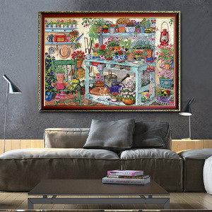 <b>Jigsaw</b> <b>Puzzle</b> 1000 Pieces <b>Cat</b> Design Square Corners Brain-Boosting For Youth And Kids Unisex Flat <b>Puzzle</b> - Product Image 1