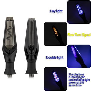 Phổ 12v xe máy chảy nước blinker lần lượt tín hiệu ánh sáng hổ phách nhấp nháy <span class=keywords><strong>LED</strong></span> chỉ số Đèn Xe Máy <span class=keywords><strong>Led</strong></span> cảnh báo ánh sáng - Product Image 6