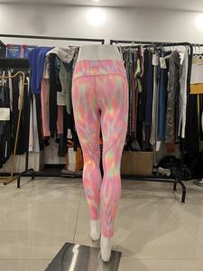 Logo personnalisé de haute qualité tie-dye poche latérale Fitness Leggings haute élasticité Leggings de yoga respectueux de la peau - Product Image 4