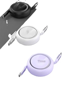 2-Gói <span class=keywords><strong>5</strong></span>-Trong-1 Có Thể Thu Vào 100W <span class=keywords><strong>USB</strong></span> Type-C Nylon <span class=keywords><strong>Cable</strong></span> 5A Nhanh Chóng Sạc Truyền Dữ Liệu Cho <span class=keywords><strong>Iphone</strong></span> Cho Samsung Cho Galaxy Tai Nghe - Product Image 2