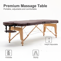 2024 Nouveau Design Camillas De Masajes Extra Large 3 Fold Portable Tables De Massage Lit Du Visage À Vendre