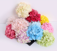 Fleur décorative colorée en soie artificielle, hydrangea pour bricolage, décoration murale d'arche de mariage ou de fête à domicile