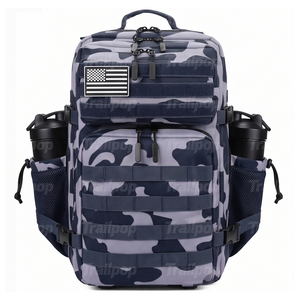 Mochila Táctica Trailpop de 45L con Corte Láser y Sistema Molle, para Campo de Tiro, Caza, Camuflaje - Product Image 1