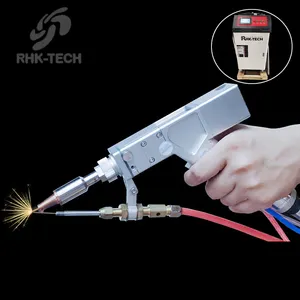 RHK TECH populaire portable 1500W refroidissement par eau Wobble Laser Gun Head Fiber Laser Welding Gun