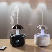 Nouveau design, humidificateur ultrasonique rotatif, diffuseur d'huiles essentielles, lumière LED changeante de couleur, pour voiture, usage domestique