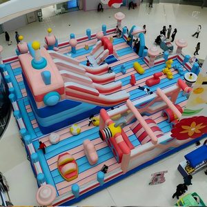 <span class=keywords><strong>Piscine</strong></span> <span class=keywords><strong>gonflable</strong></span> commerciale intérieure pour enfants, thème ludique, plusieurs tailles, en PVC durable, château <span class=keywords><strong>gonflable</strong></span> de luxe avec toboggan et ballons de saut à thème dessin animé - Product Image 6