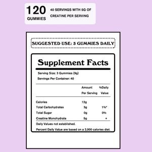 Gomitas de Monohidrato de Creatina OEM/ODM, Gran Venta, para Adultos, No para Adolescentes, Niños ni Mujeres Embarazadas, Producto de Suplementos Herbales - Product Image 2