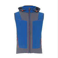 Vestes de randonnée pour hommes en nylon tissé personnalisé, élasthanne respirante, séchage rapide, extensible dans 4 directions, imperméable, coupe-vent, avec fermeture éclair