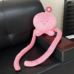 2025 New Arrival Popular Pink Octopus Funny <b>Plush</b> Toy Cute <b>Pillow</b> <b>Plush</b> Toys - Product Image 2