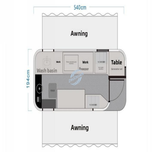 Carrito de Fotos Móvil Eléctrico de 5.4m para Bodas, Remolque para Fotografía Nupcial, Camión de Comida para Negocios de Bodas al Aire Libre - Product Image 2