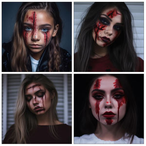 KHY <span class=keywords><strong>Film</strong></span> Outils de maquillage Kit de peinture pour <span class=keywords><strong>le</strong></span> visage d'Halloween pour effets spéciaux Cire de cicatrice multi-modélisation avec maquillage Sfx <span class=keywords><strong>en</strong></span> acier inoxydable - Product Image 6