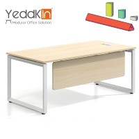 Bureau de direction moderne modulaire avec structure en fer, assemblage DIY, taille personnalisable pour directeurs, PDG, patrons, personnel - Meubles chinois