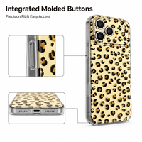 Coque antichoc en TPU+TPE à motif personnalisé imprimé en couleur pour iPhone 18 (Air/Pro/Pro Max) – Anti-traces de doigts