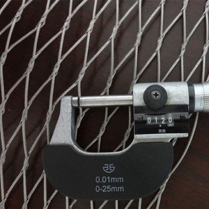 304 hoặc 316 dây thép không gỉ dây lưới chuồng lưới động vật bao vây vườn thú lưới linh hoạt dây ferrule cáp dây chim Net - Product Image 5