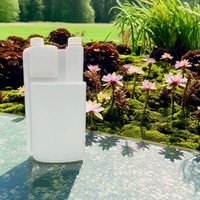Vente en gros de bouteilles de chambre de dosage à double col en plastique PE personnalisées de 100ml 250ml 1000ml