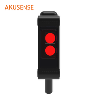 Akusense 0,5 Sensor de Desplazamiento láser de corto alcance de 3 metros de alta precisión para fábrica de medición industrial