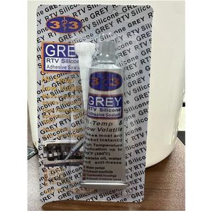 3 + 3ปะเก็นซิลิโคนสีเทาอุณหภูมิสูง RTV สารกันรั่วกาวอีพ็อกซี่ระเหยต่ำสำหรับหนังสำหรับเชื่อมและบรรจุ - Product Image 1