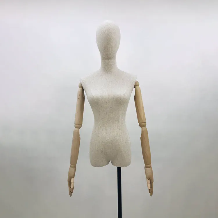 Günstige Fabrik Preis stoff kleiderbügel kleid mannequin form