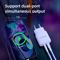 Chargeur rapide PD 20W avec ports USB-C et USB-A, QC3.0, adaptateur mural universel EU/US pour téléphones mobiles