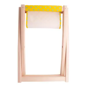 Taburete plegable de madera, merchandising sostenible - Product Image 3